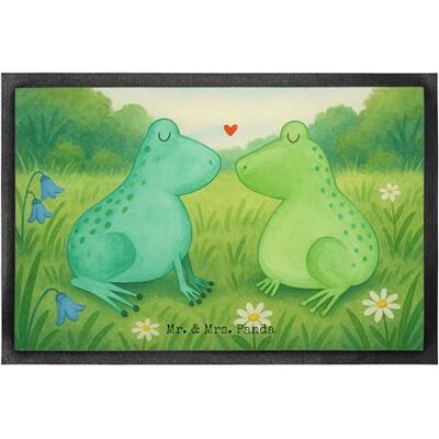 Panda Schmutzfangmatte Frosch Liebe Design 50 x 75 cm Geschenk, Freundin, Schmutzmatte, Fussmatte, Frösche, fußmatte, Bodenvorleger, Sauberlaufmatte, Jahrestag Panda Schmutzfangmatte Frosch Liebe Design 50 x 75 cm Geschenk, Freundin, Schmutzmatte, Fussmatte, Frösche, fußmatte, Bodenvorleger, Sauberlaufmatte, Jahrestag