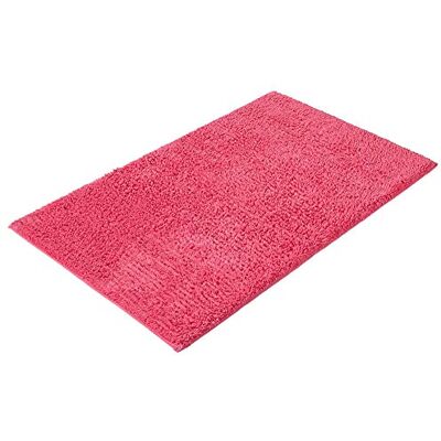 PANA Badematte mit Streifenmuster • Duschvorleger • waschbar • Ökotex Zertifiziert • 100% Baumwolle Badteppich 60x100cm • Farbe: Fuchsia PANA Badematte mit Streifenmuster • Duschvorleger • waschbar • Ökotex Zertifiziert • 100% Baumwolle Badteppich 60x100cm • Farbe: Fuchsia
