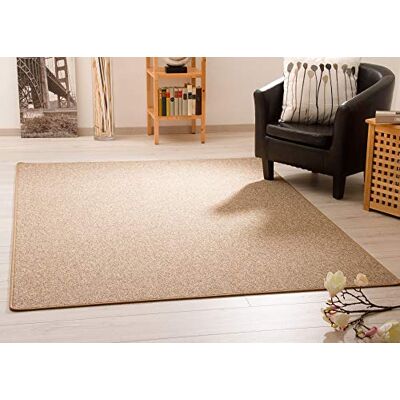 Steffensmeier Teppich Meddon XL Robuste Schlinge für Esszimmer Küche Flur Hobbyraum Büro in Sand, GUT Siegel, Größe: 100x200 cm Steffensmeier Teppich Meddon XL Robuste Schlinge für Esszimmer Küche Flur Hobbyraum Büro in Sand, GUT Siegel, Größe: 100x200 cm