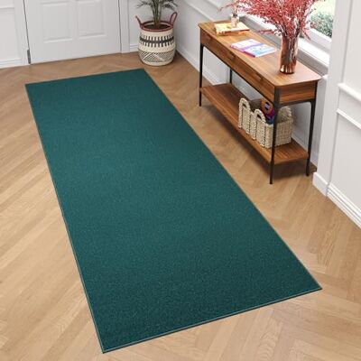 TAPISO Mono Läufer Teppich Kurzflor Indoor Outdoor UV-beständig Blau Einfarbig Wohnzimmer Schlafzimmer Kinderzimmer Modern Design ÖKO-TEX 70 x 120 cm TAPISO Mono Läufer Teppich Kurzflor Indoor Outdoor UV-beständig Blau Einfarbig Wohnzimmer Schlafzimmer Kinderzimmer Modern Design ÖKO-TEX 70 x 120 cm