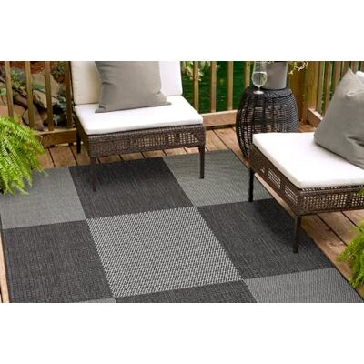 andiamo In- und Outdoor Teppich Arizona Pflegeleichter Balkon Teppich Outdoorteppich, Küchenteppich Größe: 67 x 140 cm, Farbe: Anthrazit andiamo In- und Outdoor Teppich Arizona Pflegeleichter Balkon Teppich Outdoorteppich, Küchenteppich Größe: 67 x 140 cm, Farbe: Anthrazit