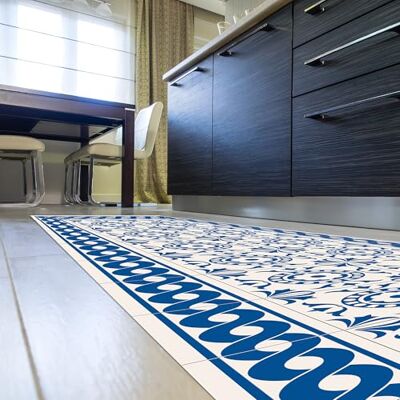 CREARREDA Läufer Teppich Küchenteppich Tile Carpet 50x180 Isolierend, feuerhemmend, Kratzfest, hypoallergen, leicht zu waschender Vinyl Teppich. Komplett in Italien hergestellt CREARREDA Läufer Teppich Küchenteppich Tile Carpet 50x180 Isolierend, feuerhemmend, Kratzfest, hypoallergen, leicht zu waschender Vinyl Teppich. Komplett in Italien hergestellt