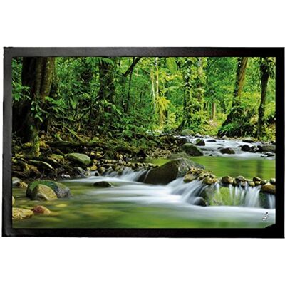 1art1 Wälder Magischer Gebirgs-Fluss Fußmatte Dekomatte Innenbereich Design Türmatte 60x40 cm 1art1 Wälder Magischer Gebirgs-Fluss Fußmatte Dekomatte Innenbereich Design Türmatte 60x40 cm