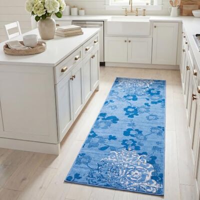 Safavieh - Loper Bryana - Blau - 240x60x1.27 cm - Läuferteppich Safavieh - Loper Bryana - Blau - 240x60x1.27 cm - Läuferteppich