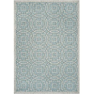 Safavieh - Courtyard Jade - Blau - 230x160x0.25 cm - Teppich Safavieh - Courtyard Jade - Blau - 230x160x0.25 cm - Teppich