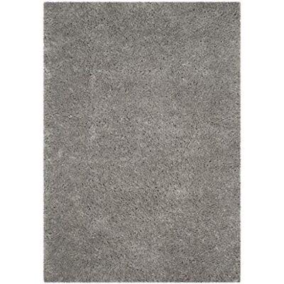Safavieh Zottelig Teppich für Wohnzimmer, Esszimmer, Schlafzimmer Polar Shag Collection, Kurzer Flor, Silber, 155 X 229 cm Safavieh Zottelig Teppich für Wohnzimmer, Esszimmer, Schlafzimmer Polar Shag Collection, Kurzer Flor, Silber, 155 X 229 cm