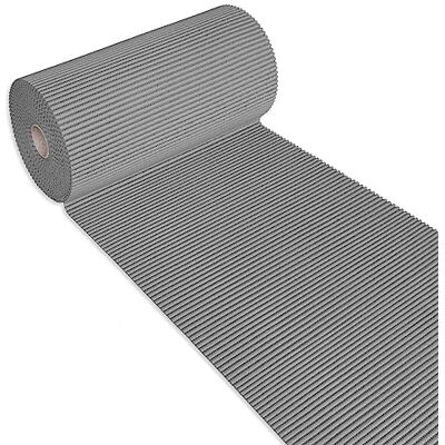 Emmevi Teppich aus weichem Gummi mit Rand, Unterlage Pool, Rolle, 15 m, vielseitig verwendbar, unter Gläsern, Modell: Gummy, Grau Emmevi Teppich aus weichem Gummi mit Rand, Unterlage Pool, Rolle, 15 m, vielseitig verwendbar, unter Gläsern, Modell: Gummy, Grau