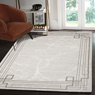 SANAT Teppiche für Wohnzimmer Harmony Kurzflor Teppich, Geeignet für Flur, Esszimmer, Schlafzimmer, Küche und Kinderzimmer Öko-Tex 100 Zertifizier Klassisch-Beige, 80X150 cm SANAT Teppiche für Wohnzimmer Harmony Kurzflor Teppich, Geeignet für Flur, Esszimmer, Schlafzimmer, Küche und Kinderzimmer Öko-Tex 100 Zertifizier Klassisch-Beige, 80X150 cm
