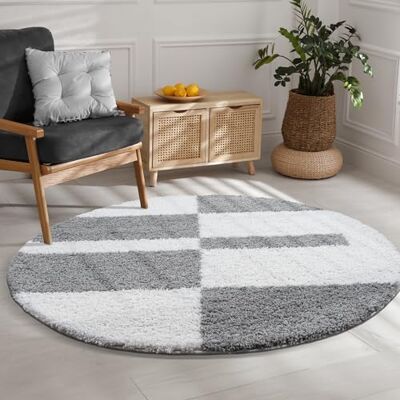 SANAT - MILANO 1254 - hellgrau - Ø150cm - Rug SANAT - MILANO 1254 - hellgrau - Ø150cm - Rug