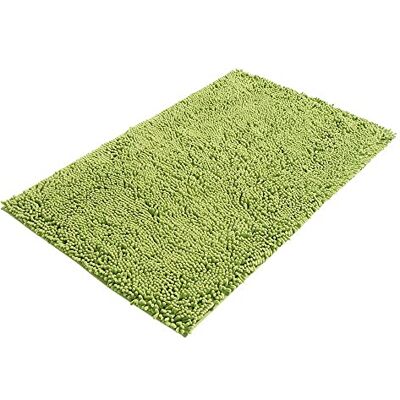 PANA ® Bologna Chenille Badematte (60 x 100 cm) • Badvorleger aus weichen Mikrofasern • Badteppich rutschfest & waschbar • Saugfähiger Duschvorleger • Badezimmerteppich • Farbe: Grün PANA ® Bologna Chenille Badematte (60 x 100 cm) • Badvorleger aus weichen Mikrofasern • Badteppich rutschfest & waschbar • Saugfähiger Duschvorleger • Badezimmerteppich • Farbe: Grün