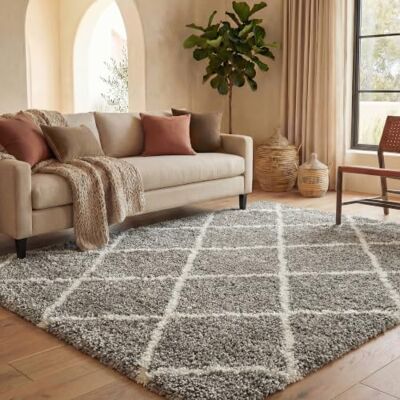 Myla Grau & Elfenbein 244 x 305 cm - Teppich Myla Grau & Elfenbein 244 x 305 cm - Teppich