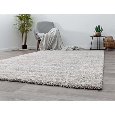 Steffensmeier Wohnzimmer Teppich Contemporary Comfort Qualitätsteppich aus Europa, in Streifen Taupe, Größe: 67x140 cm Steffensmeier Wohnzimmer Teppich Contemporary Comfort Qualitätsteppich aus Europa, in Streifen Taupe, Größe: 67x140 cm