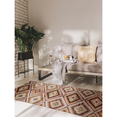 benuta Nest Teppich Artis Kunstfaser Outdoor geeignet Rechteckig & im Style: Abstrakt,Ikat, Ethno-Style Pflegeleicht für Wohnzimmer Schlafzimmer, Multicolor, 80x250 cm benuta Nest Teppich Artis Kunstfaser Outdoor geeignet Rechteckig & im Style: Abstrakt,Ikat, Ethno-Style Pflegeleicht für Wohnzimmer Schlafzimmer, Multicolor, 80x250 cm
