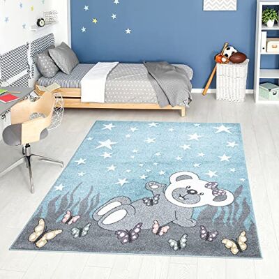 Carpet City Anime Kinderteppich - 160x230cm, Blau, Modern Carpet City Anime Kinderteppich - 160x230cm, Blau, Modern