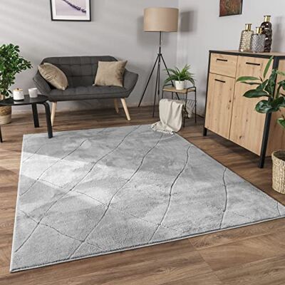 PACO HOME - Tappeto Salotto Moderno - Grau - Teppich PACO HOME - Tappeto Salotto Moderno - Grau - Teppich