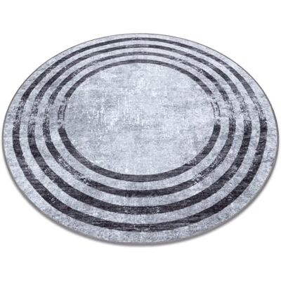 RugsX MIRO 51231.806 grau / schwarz - Teppich RugsX MIRO 51231.806 grau / schwarz - Teppich