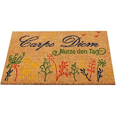 Bestlivings Fußmatte Kokos Schuhabtreter 40x60cm (Carpe Diem), Fußabtreter Schmutzfangmatte Türmatte Bodenmatte Läufer Teppich Türvorleger Abtreter Bestlivings Fußmatte Kokos Schuhabtreter 40x60cm (Carpe Diem), Fußabtreter Schmutzfangmatte Türmatte Bodenmatte Läufer Teppich Türvorleger Abtreter