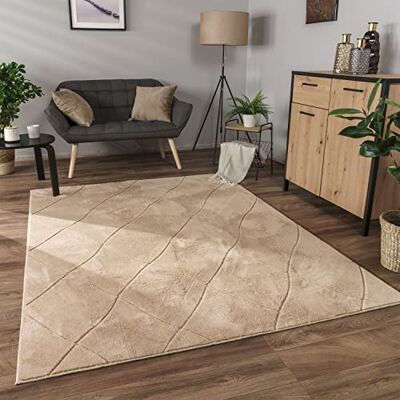 PACO HOME - Salotto Moderno - Beige - 60x100 cm - Rug PACO HOME - Salotto Moderno - Beige - 60x100 cm - Rug