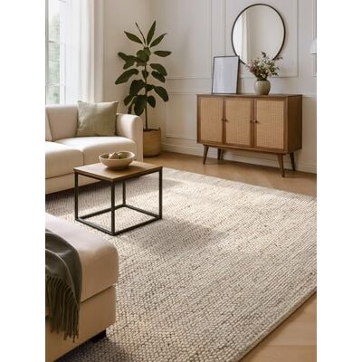 Villeroy & Boch Bouclé Teppich Peas Handgemacht & Natürlich, Wollteppich, Juteteppich für Wohnzimmer, Schlafzimmer, Esszimmer, Naturfaser Wohnzimmerteppich, Skandi, Boho Creme Beige, 80x150 cm Villeroy & Boch Bouclé Teppich Peas Handgemacht & Natürlich, Wollteppich, Juteteppich für Wohnzimmer, Schlafzimmer, Esszimmer, Naturfaser Wohnzimmerteppich, Skandi, Boho Creme Beige, 80x150 cm