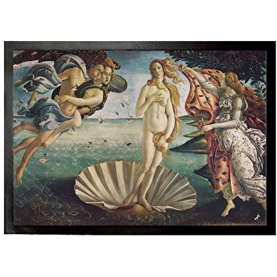 1art1 Sandro Botticelli Die Geburt Der Venus, 1483-1485 Fußmatte Dekomatte Innenbereich Design Türmatte 70x50 cm 1art1 Sandro Botticelli Die Geburt Der Venus, 1483-1485 Fußmatte Dekomatte Innenbereich Design Türmatte 70x50 cm