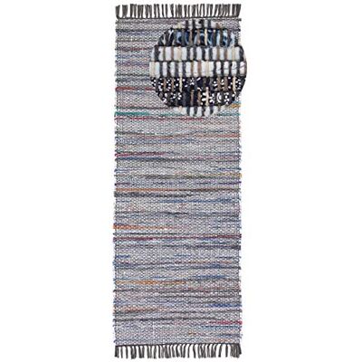 CARPETFINE Kelim Chindi - Recycelter Handwebteppich - 80x400cm CARPETFINE Kelim Chindi - Recycelter Handwebteppich - 80x400cm