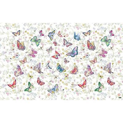 VILBER Vinylteppich Schmetterlinge - 100 x 153 x 0,2 cm - Teppich VILBER Vinylteppich Schmetterlinge - 100 x 153 x 0,2 cm - Teppich