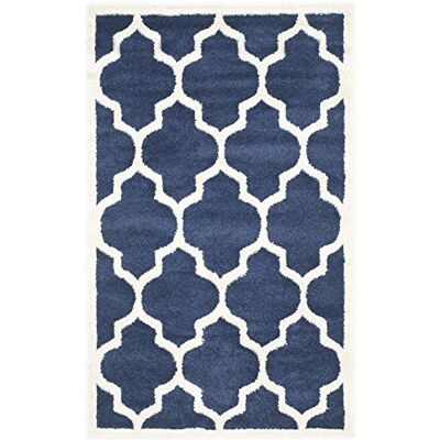 Safavieh Derby Textil blau 150x90 0,64 cm Teppich Safavieh Derby Textil blau 150x90 0,64 cm Teppich