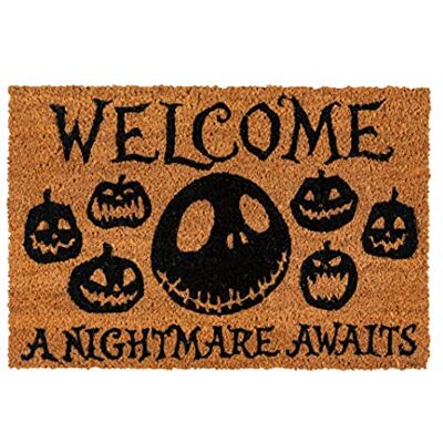 Pyramid The Nightmare Before Christmas A Nightmare Awaits Door Mat Pyramid The Nightmare Before Christmas A Nightmare Awaits Door Mat