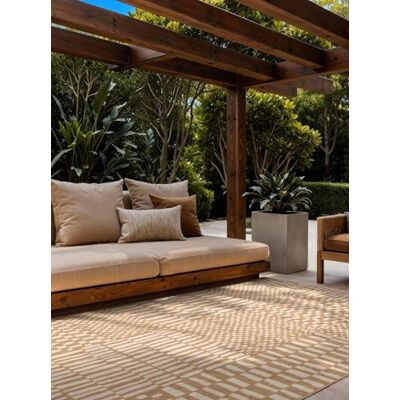 Ted Baker Flachgewebe Teppich Barkham Wendeteppich Outdoor geeignet, Pflegeleichter Wohnzimmerteppich, Modern, Kariert Muster für Wohnzimmer, Terrasse, Esszimmer, Balkon Jute Weiß, 120x170 cm Ted Baker Flachgewebe Teppich Barkham Wendeteppich Outdoor geeignet, Pflegeleichter Wohnzimmerteppich, Modern, Kariert Muster für Wohnzimmer, Terrasse, Esszimmer, Balkon Jute Weiß, 120x170 cm