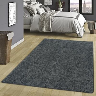 Snapstyle Hochflor Langflor Teppich Frieda Anthrazit Moderner 3D-Optik, Verschiedene Größen und Farben, Perfekt für Wohnzimmer, Schlafzimmer und Büro Weich, Langlebig und Pflegeleicht Snapstyle Hochflor Langflor Teppich Frieda Anthrazit Moderner 3D-Optik, Verschiedene Größen und Farben, Perfekt für Wohnzimmer, Schlafzimmer und Büro Weich, Langlebig und Pflegeleicht