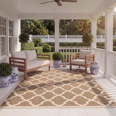 Safavieh - Samanna - braun - 300x200 cm - Outdoor-Teppich Safavieh - Samanna - braun - 300x200 cm - Outdoor-Teppich