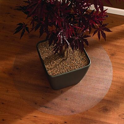 Floortex Bodenschutzmatte Bürostuhlunterlage ultimat 60 cm Durchmesser aus Original--Polycarbonat transparent rund für alle Böden Floortex Bodenschutzmatte Bürostuhlunterlage ultimat 60 cm Durchmesser aus Original--Polycarbonat transparent rund für alle Böden