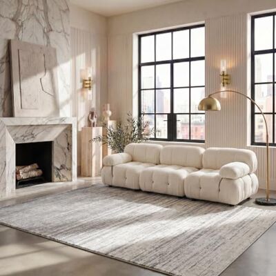Safavieh Elfenbein/Silber Teppich 245x305cm - Antiker Look Safavieh Elfenbein/Silber Teppich 245x305cm - Antiker Look