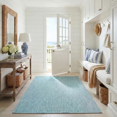 Safavieh - Courtyard - Blau - 160x230 cm Teppich Safavieh - Courtyard - Blau - 160x230 cm Teppich