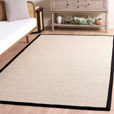 Safavieh Schwarzer Sisal Teppich 90x150cm - Teppich Safavieh Schwarzer Sisal Teppich 90x150cm - Teppich