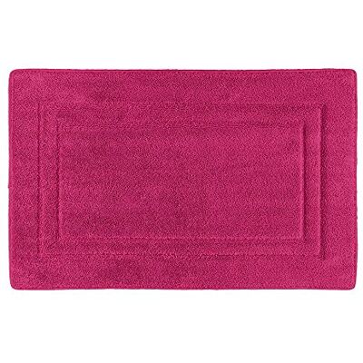 PANA Viskoelastische Frottee Badematte I Hochflor Badvorleger I Duschvorleger mit viskoelastischem Memoryschaum I rutschfest und saugstark I Größe: 50 x 80 cm I Farbe: Pink PANA Viskoelastische Frottee Badematte I Hochflor Badvorleger I Duschvorleger mit viskoelastischem Memoryschaum I rutschfest und saugstark I Größe: 50 x 80 cm I Farbe: Pink
