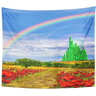 Emvency Wandteppich, antikes Braun, Gold, goldfarbene Rose, Blumen, Ethnisch, mit Wasserfarben, Weiß, Gelb, abstrakt, schöne Dekoration für Wohnzimmer, Schlafzimmer, Schlafsaal 50" x 60" Multi 4 Emvency Wandteppich, antikes Braun, Gold, goldfarbene Rose, Blumen, Ethnisch, mit Wasserfarben, Weiß, Gelb, abstrakt, schöne Dekoration für Wohnzimmer, Schlafzimmer, Schlafsaal 50" x 60" Multi 4