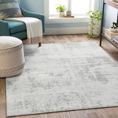 Livabliss Phuket Wohnzimmer modern – Abstrakt Design in Marmor Optik für Wohnzimmer 200x290 cm, Esszimmer, Schlafzimmer Marmor e groß, weicher Kurzflor in Grau, Elfenbein Livabliss Phuket Wohnzimmer modern – Abstrakt Design in Marmor Optik für Wohnzimmer 200x290 cm, Esszimmer, Schlafzimmer Marmor e groß, weicher Kurzflor in Grau, Elfenbein