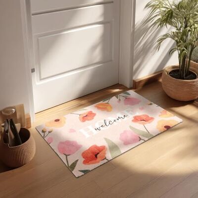 Astra Rutschfeste Sauberlaufmatte innen Blumen Home 50 x 70 cm (Rechteckig) Miabella Türmatte rutschfester Läufer Wohnraum Fußmatte extrem saugfähiger Küchenläufer waschbar bei 30°C Schmutzfangmatte Astra Rutschfeste Sauberlaufmatte innen Blumen Home 50 x 70 cm (Rechteckig) Miabella Türmatte rutschfester Läufer Wohnraum Fußmatte extrem saugfähiger Küchenläufer waschbar bei 30°C Schmutzfangmatte