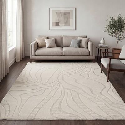 Paco Home - Alfombra Salón Japandi - 120x160 cm - Rug Paco Home - Alfombra Salón Japandi - 120x160 cm - Rug