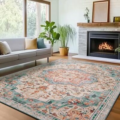 SONGMICS HOME - TAR033L01 - Aquamarinblau - 140 x 200 cm - Rug SONGMICS HOME - TAR033L01 - Aquamarinblau - 140 x 200 cm - Rug