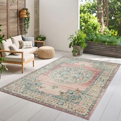 THE CARPET Palma Pink Outdoor Teppich - Teppich THE CARPET Palma Pink Outdoor Teppich - Teppich