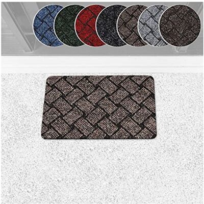 ANRO Schmutzfangteppich Matte Teppich Läufer Flurläufer Bodenbelag Schmutzfangläufer Sauberlaufmatte Fußmatte Melbourne Braun 40x60cm ANRO Schmutzfangteppich Matte Teppich Läufer Flurläufer Bodenbelag Schmutzfangläufer Sauberlaufmatte Fußmatte Melbourne Braun 40x60cm