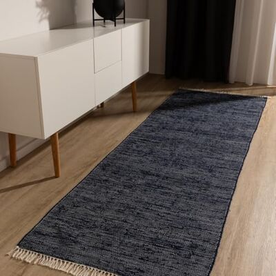Benuta - Tom - Blau - 80x250 cm - Rug Benuta - Tom - Blau - 80x250 cm - Rug