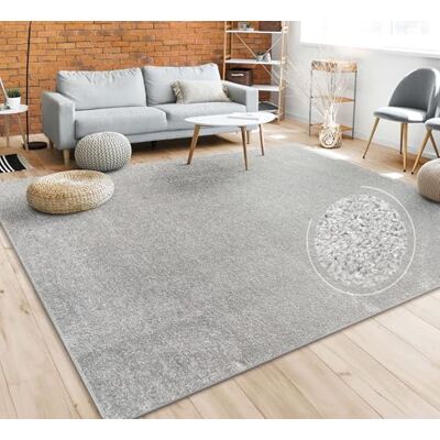 PACO HOME - Semplice Monocolore - Silber - 60x100 cm - Teppich PACO HOME - Semplice Monocolore - Silber - 60x100 cm - Teppich