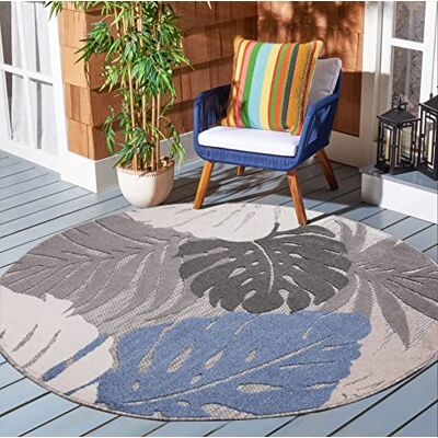 SANAT - Floral - Beige - Ø150 cm - Rug SANAT - Floral - Beige - Ø150 cm - Rug