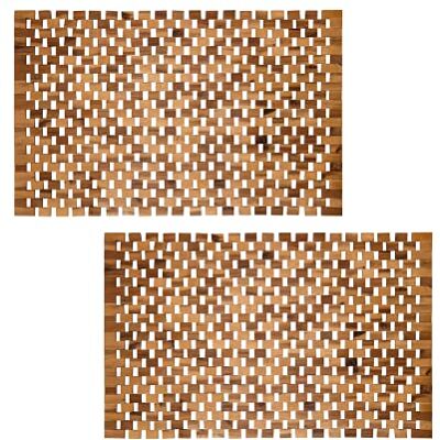 PANA ®ECO Badematte Holz (2er Pack) 60x100 cm 100% Akazienholz Fußmatte Holzmatte aus Echtholz Naturprodukt Rutschfest, langlebig, robust Pflegeleichter und hygienischer Badvorleger PANA ®ECO Badematte Holz (2er Pack) 60x100 cm 100% Akazienholz Fußmatte Holzmatte aus Echtholz Naturprodukt Rutschfest, langlebig, robust Pflegeleichter und hygienischer Badvorleger