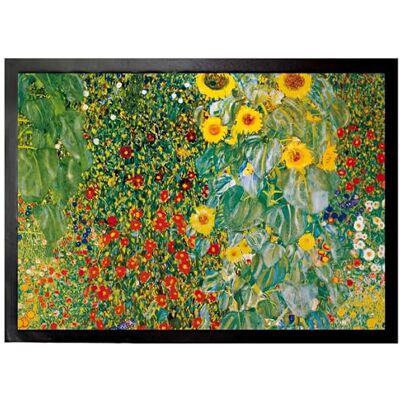 1art1 Gustav Klimt Bauerngarten Mit Sonnenblumen Fußmatte 70x50 cm 1905-06, Dekomatte Innenbereich, Design Türmatte 1art1 Gustav Klimt Bauerngarten Mit Sonnenblumen Fußmatte 70x50 cm 1905-06, Dekomatte Innenbereich, Design Türmatte
