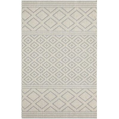 VIMODA Teppich Boho Hochflor Wohnzimmer, Schlafzimmer, Modern Skandinavisch, Waschbarer Teppich 3D, Farbe:Beige, Maße:160x230 cm VIMODA Teppich Boho Hochflor Wohnzimmer, Schlafzimmer, Modern Skandinavisch, Waschbarer Teppich 3D, Farbe:Beige, Maße:160x230 cm