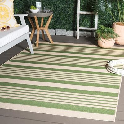 Safavieh Courtyard - grün/beige - 160x231 cm - Polypropylen Rug Safavieh Courtyard - grün/beige - 160x231 cm - Polypropylen Rug